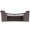 Linea Italia Reception Desk 107 in D X 46 in H, 11.8 ft W X Thermofused Laminate, Clear, Mocha ZUT318 - alternate 6